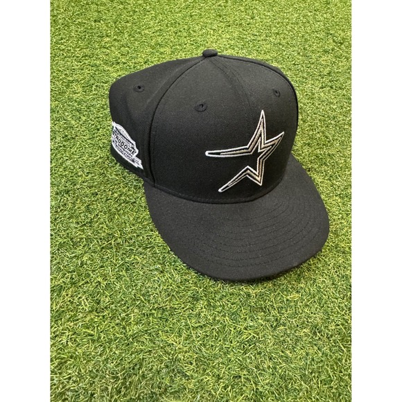New Era Other - Houston Astros Astrodome 30th Anniversary New Era Fitted Hat 7 1/4 Black